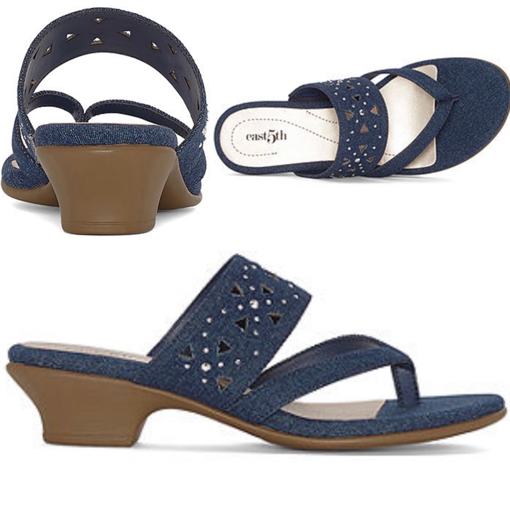 East 5th Denim Sandals